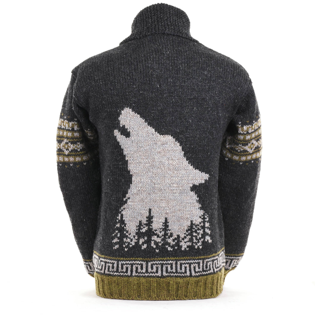 Call of the Wild - men's wool knit sweater