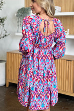 Load image into Gallery viewer, Double Take Full Size Printed Long Sleeve Dress