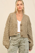 Load image into Gallery viewer, Open Front Cardi with Buttons