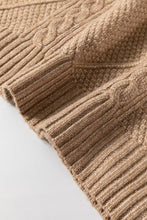 Load image into Gallery viewer, Cable Knit Sweater Dress