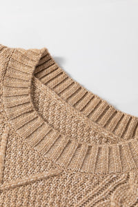 Cable Knit Sweater Dress