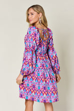 Load image into Gallery viewer, Double Take Full Size Printed Long Sleeve Dress