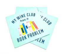 Load image into Gallery viewer, Book Club Cocktail Funny Napkins | My Wine Club