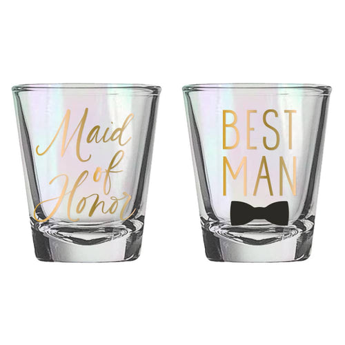 Shot Glass | Maid of Honor/Best Man Shot Glass Set