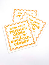 Load image into Gallery viewer, Funny Cocktail Napkins | Keep Your Friends Close - 20ct