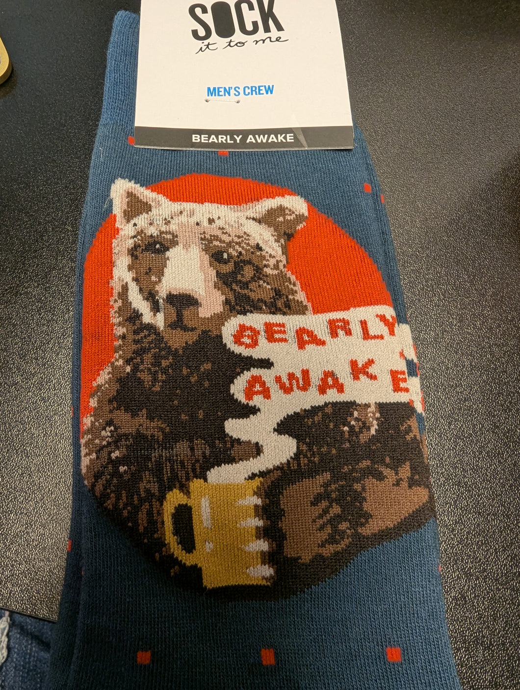 Socks Bearly Awake