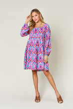 Load image into Gallery viewer, Double Take Full Size Printed Long Sleeve Dress