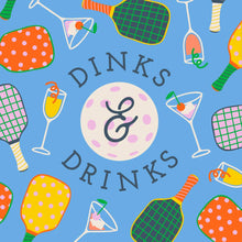 Load image into Gallery viewer, Funny Pickleball Cocktail Napkins | Dinks and Drinks - 20ct