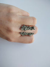 Load image into Gallery viewer, Raw Pyrite Cuff Ring