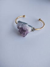Load image into Gallery viewer, Raw Amethyst Cuff Bracelet